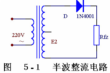 電子電路圖，整流二極管的作用,整流電路