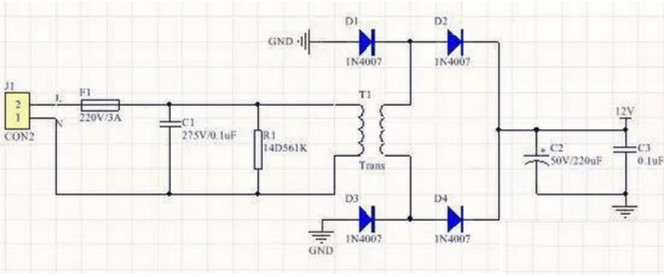 220v轉12v穩(wěn)壓電源