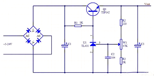 可調穩(wěn)壓電路