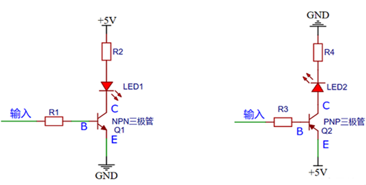 pnp三極管開(kāi)關(guān)電路